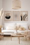 Wallity Artsycllct38 Set de 3 Pinturas Decorativas Enmarcadas